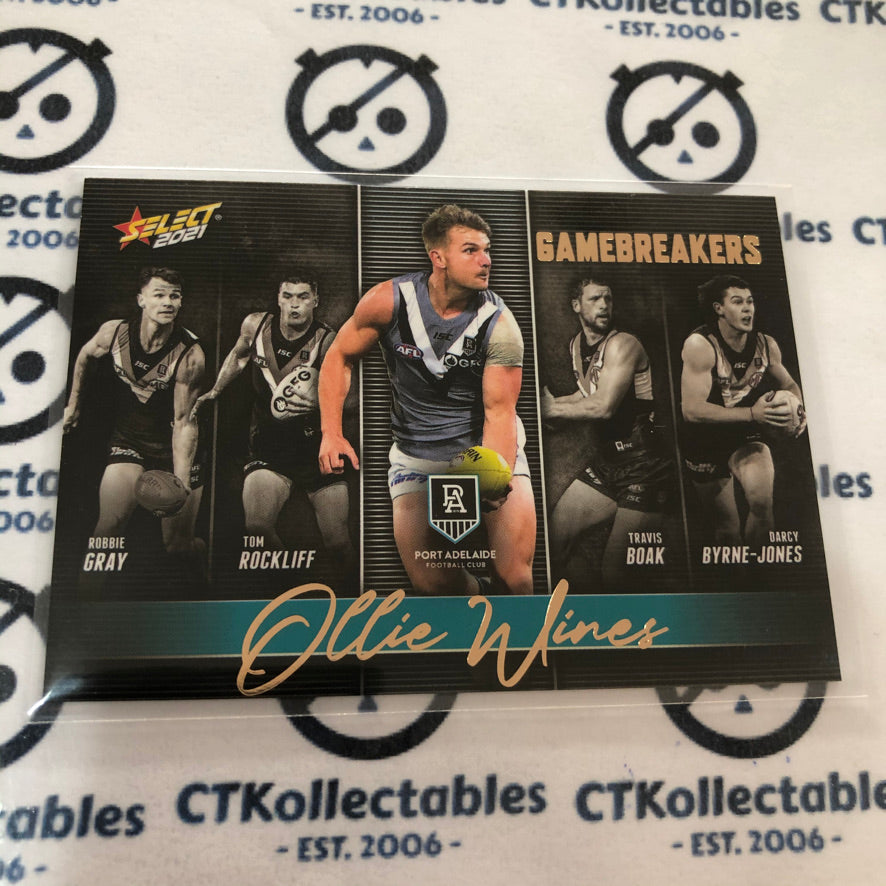 2021 AFL Footy Stars Gamebreakers Ollie Wines GB65 Power
