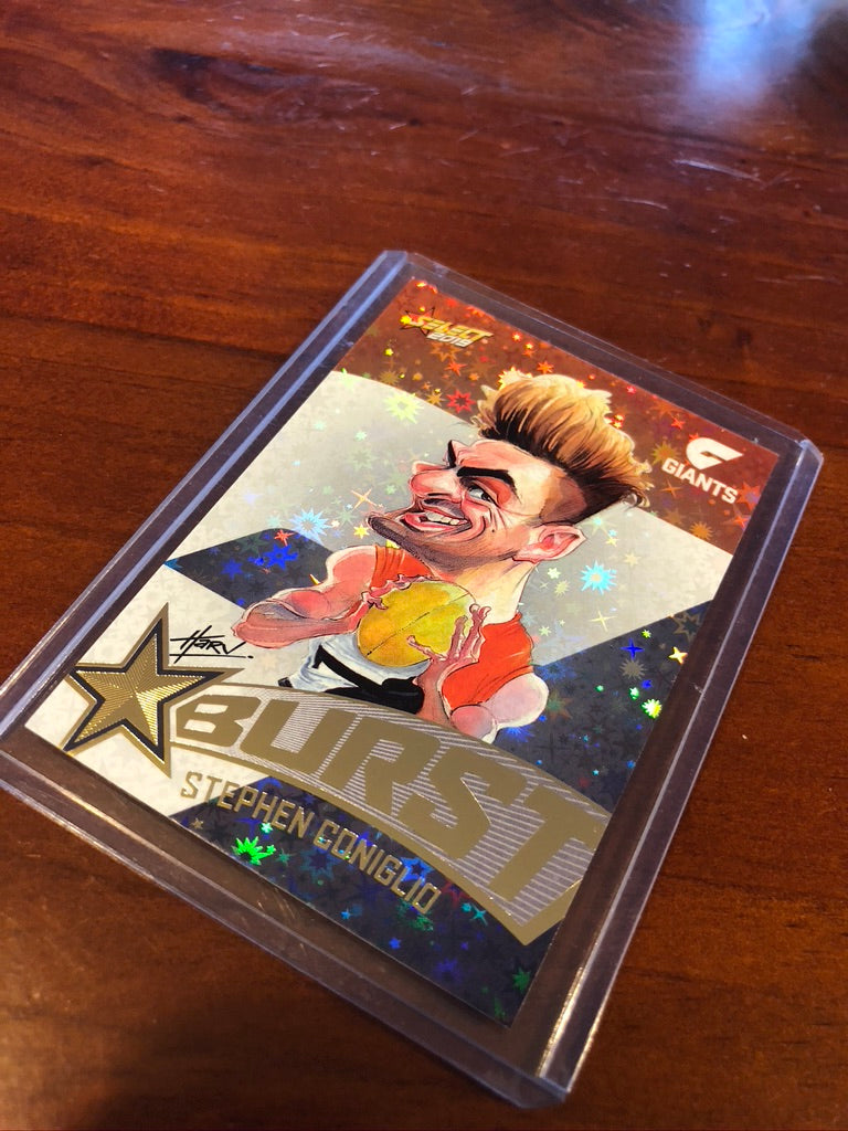 Stephen Coniglio Starburst Caricature SBTC29 2019 footy stars