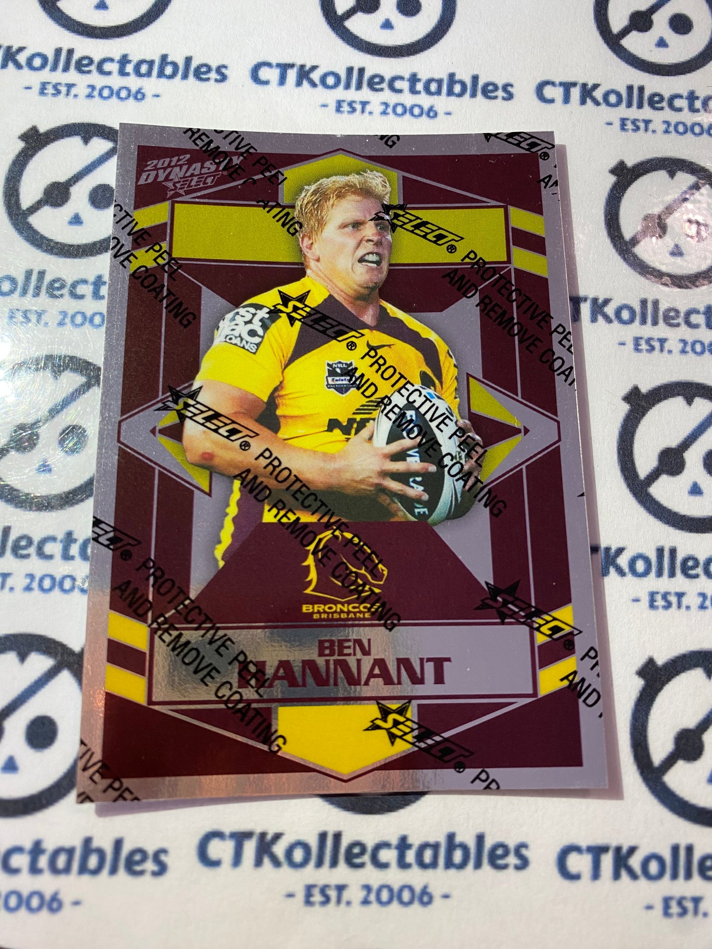 2012 NRL Select Dynasty Silver Parallel #SP8 Ben Hannant Broncos