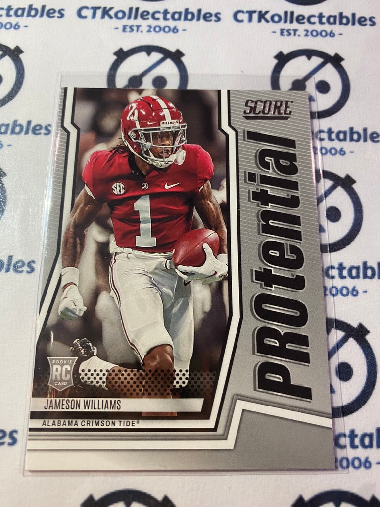2022 NFL Panini Score Jameson Williams Potential P-JW Lions
