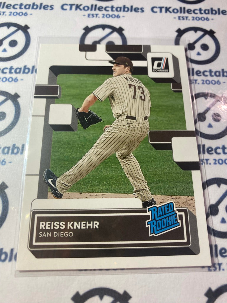 2022 Panini Donruss Baseball Rated Rookie #71 Reiss Knehr San Diego