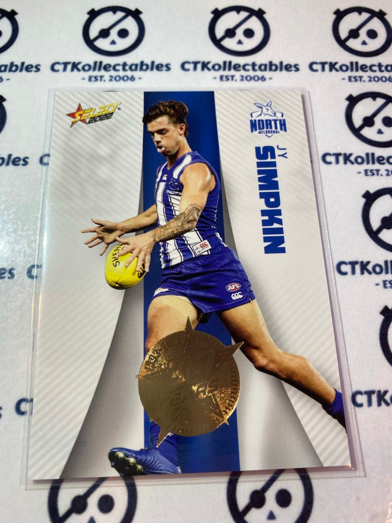 2022 AFL Footy Stars Gold 30th Anniversary - Jy Simpkin #117