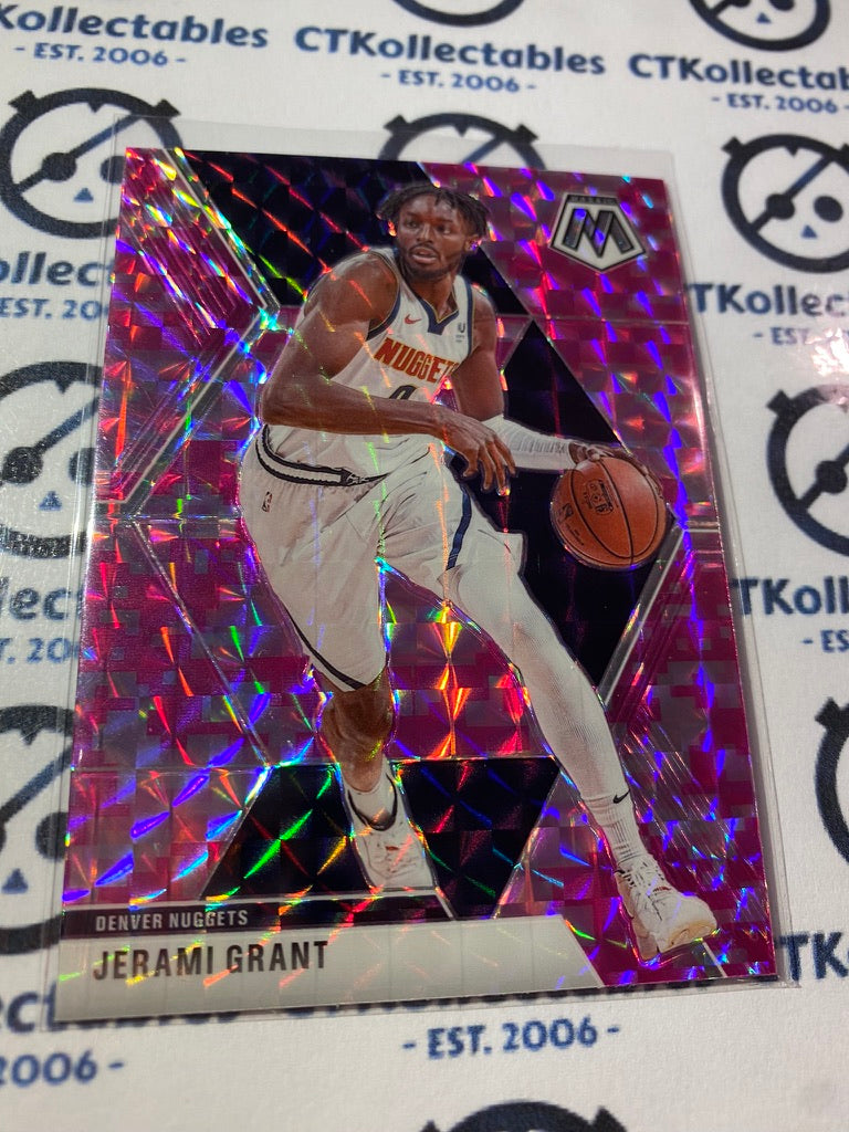 2019-20 Panini NBA Mosaic Jerami Grant Pink Prizm #191 Nuggets