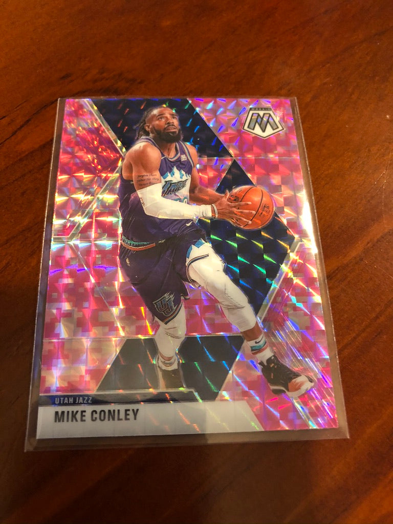 Mike Conley Pink Mosaic Prizm #43 2019-20 NBA Mosaic