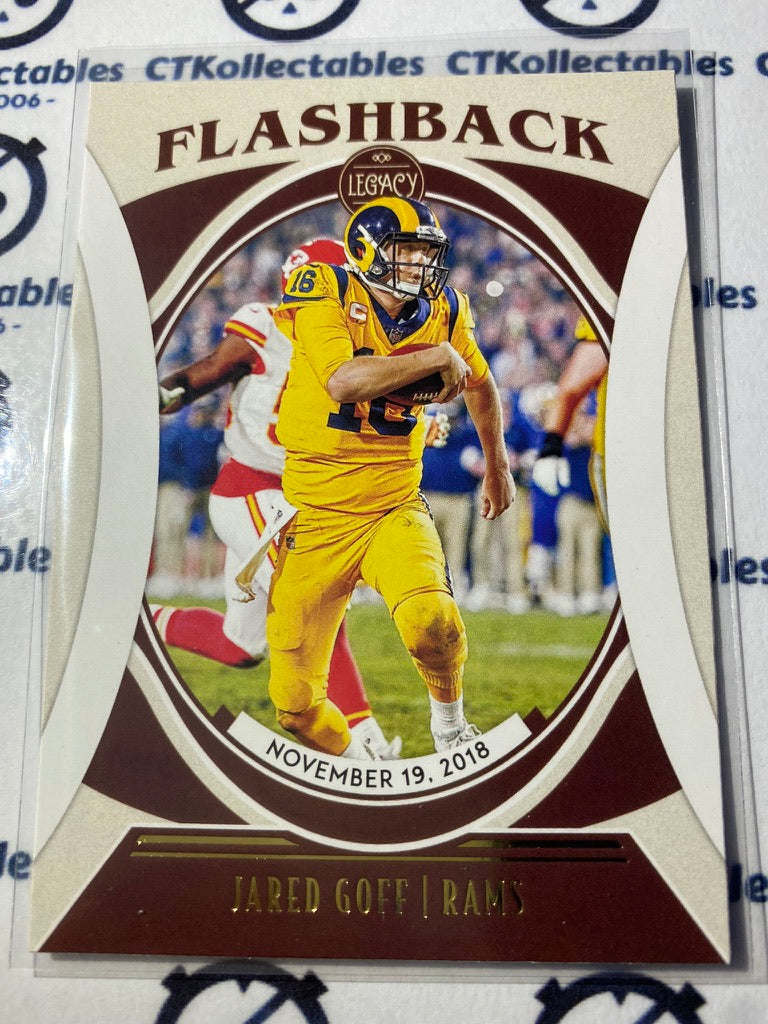 2021 NFL Panini Legacy Flashback Jared Goff #FB-29 Rams