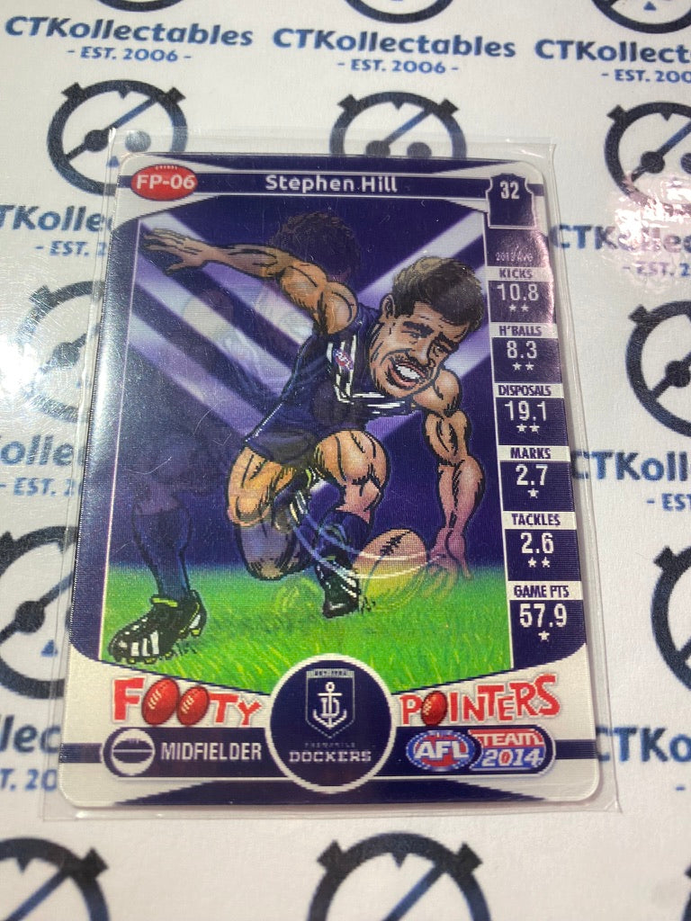 2014 AFL Teamcoach Footy Pointers #FP-06 Stephen Hill Dockers