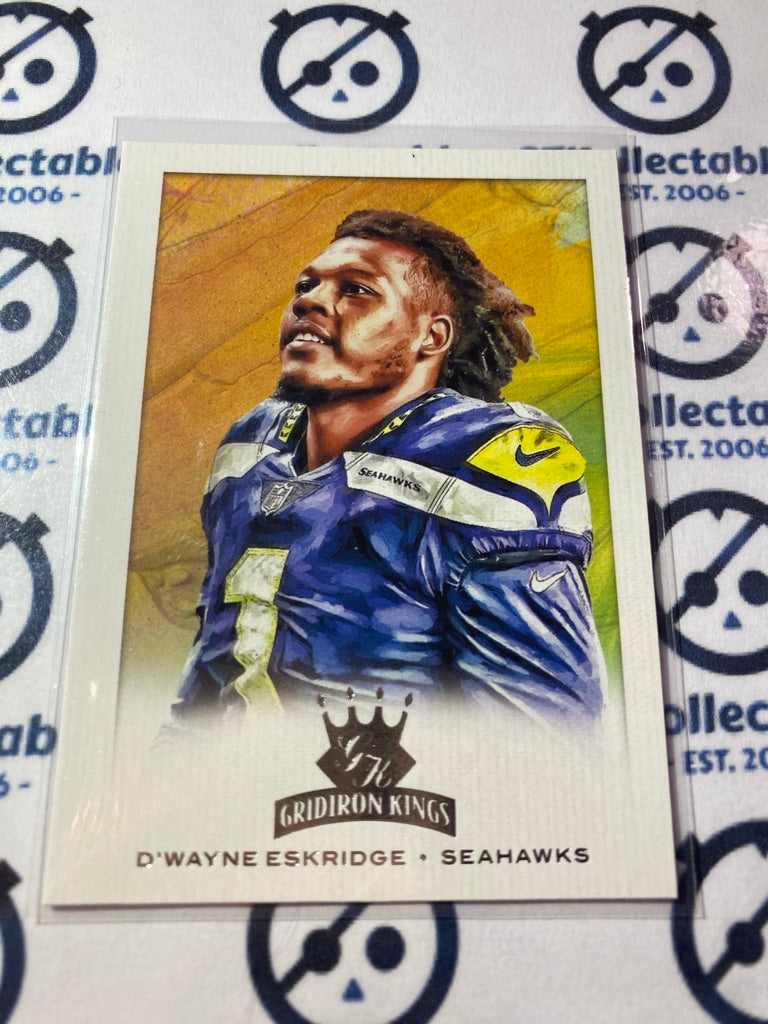 2021 NFL Chronicles Gridiron Kings D'wayne Eskridge Rookie Card #GK-33 Seahawks