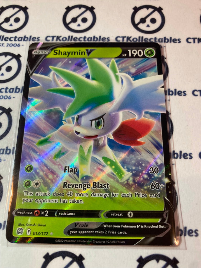 Shaymin V #013/172 Ultra Rare Pokémon Card Brilliant Stars