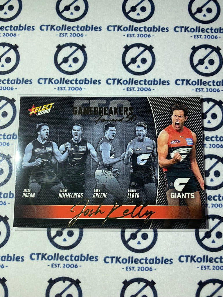 2022 AFL Footy Stars Gamebreakers Forward 50 - Josh Kelly GB39