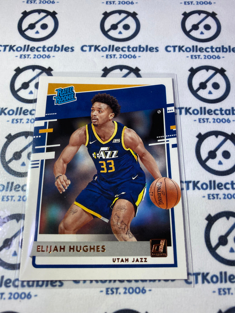 2020-21 NBA Donruss Rated Rookie Elijah Hughes #246 Jazz
