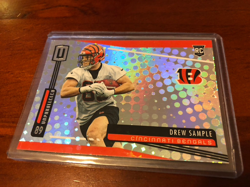 Drew Sample ROOKIE #246 2019 NFL Unparalleled