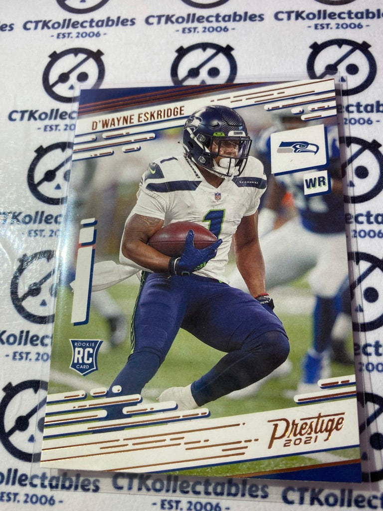 2021 NFL Chronicles Prestige D'wayne Eskridge Rookie Card RC #233 Seahawks