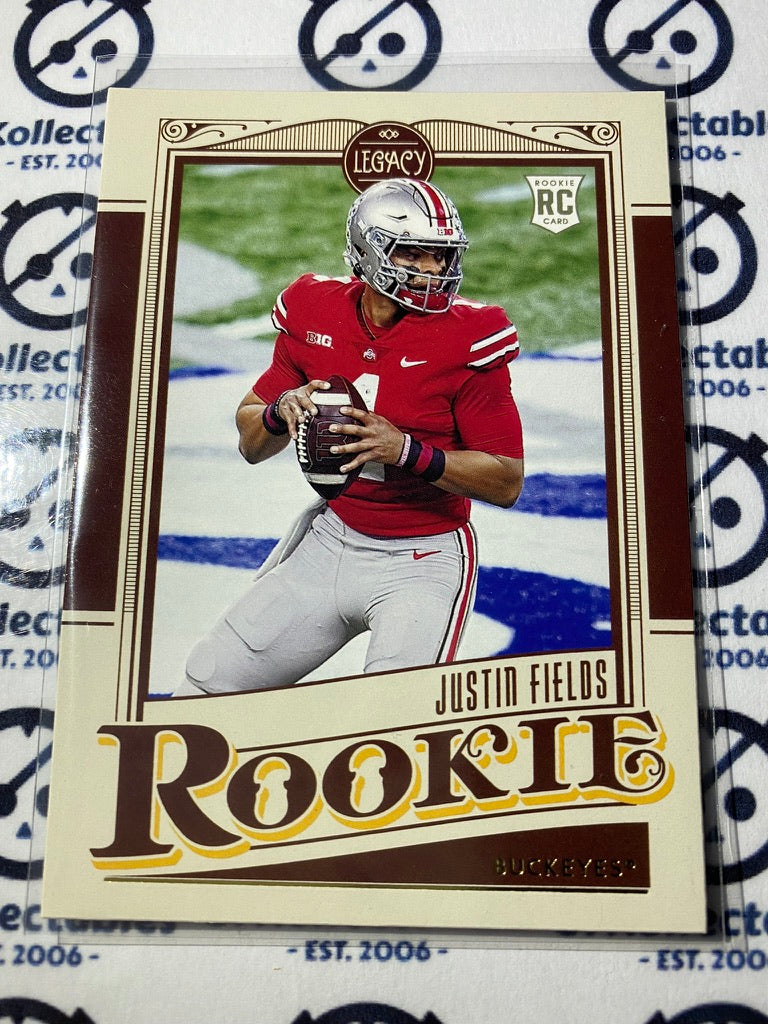 2021 NFL Legacy Rookie Justin Fields Rookie #142 Bears RC