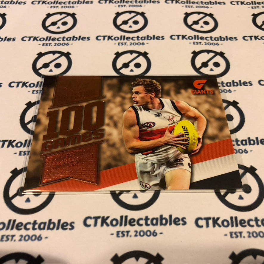 Adam Kennedy Milestone 100 games MG34 2020 Select Footy Stars