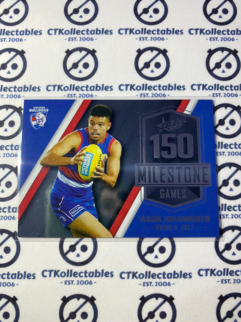 2022 AFL Footy Stars Milestone 150 games - Jason Johannisen MG84