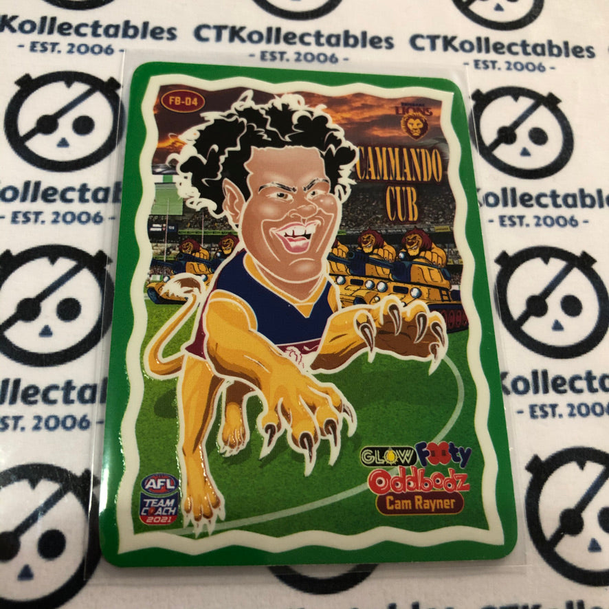 2021 AFL Teamcoach Cam Rayner Glow Oddbodz FB-04