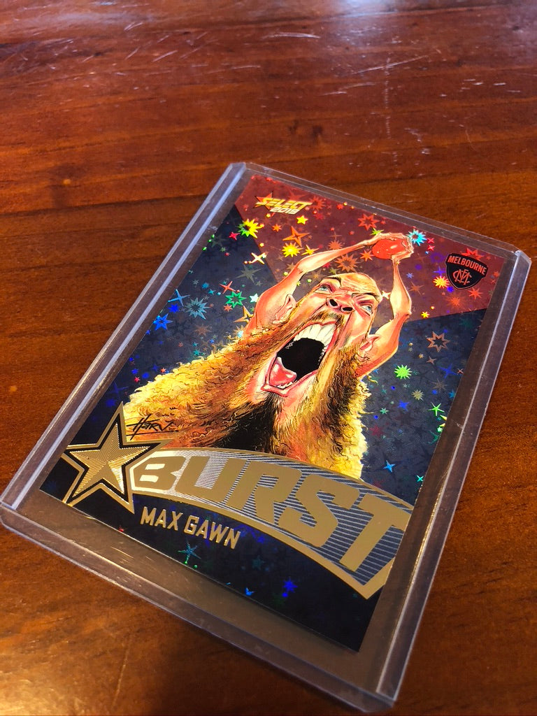 Max Gawn Starburst Caricature SBTC42 2019 footy stars