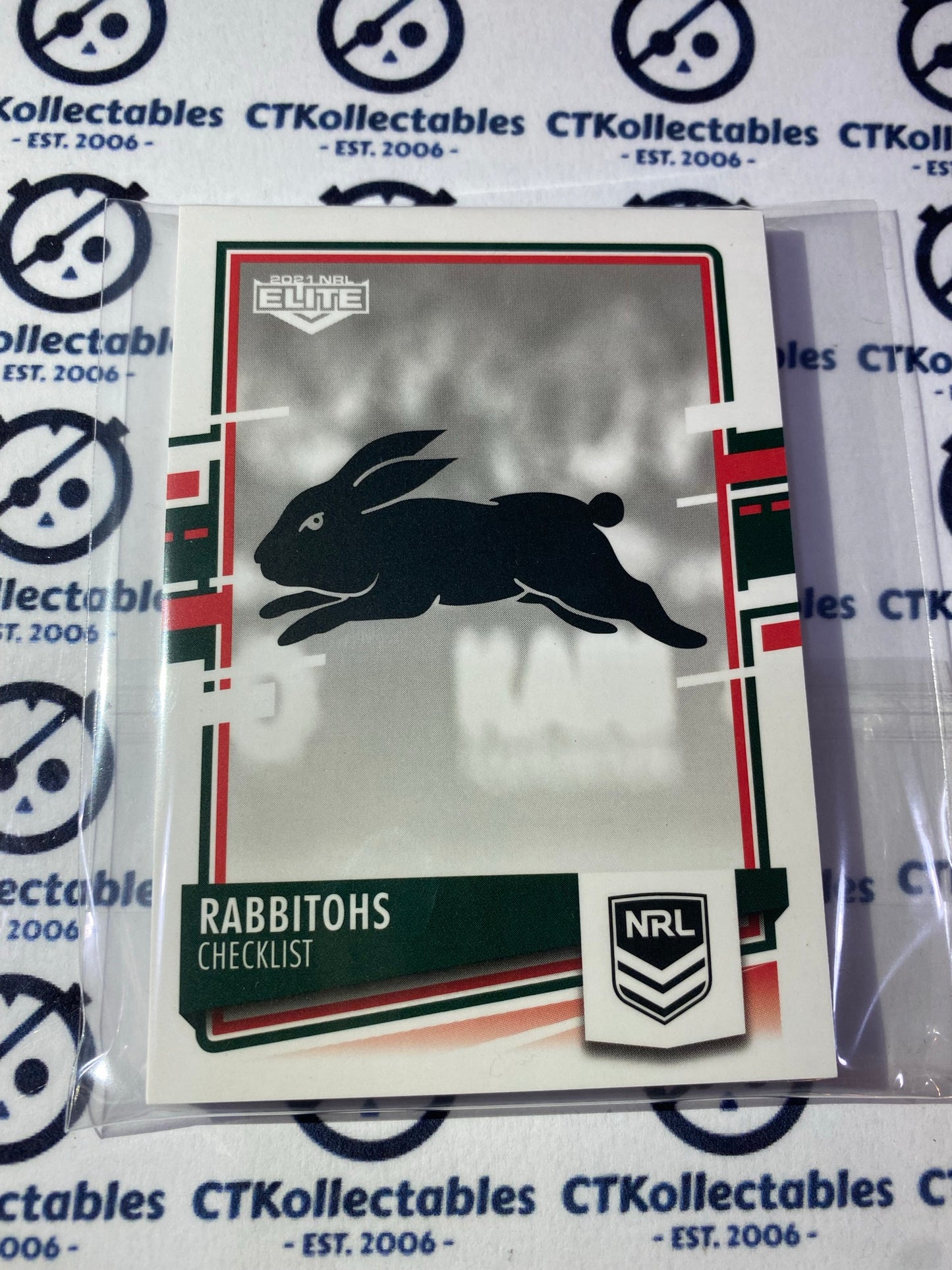 2021 NRL Elite South Sydney Rabbitohs base team set