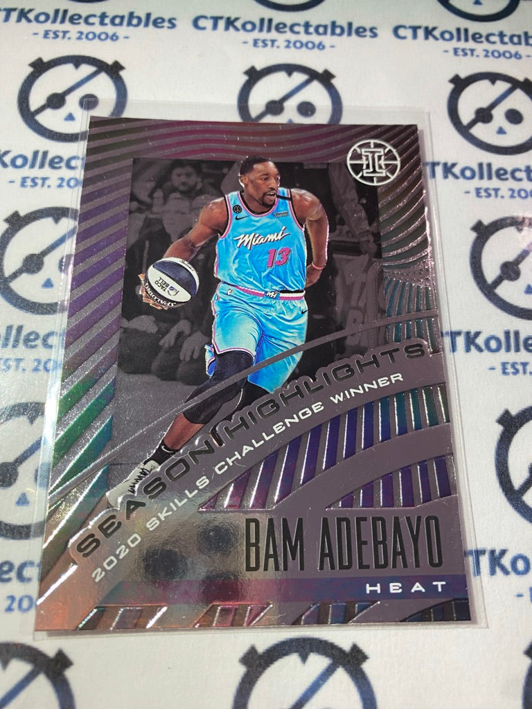 2019-20 Panini NBA Illusions Bam Adebayo Season Highlights #22 Heat