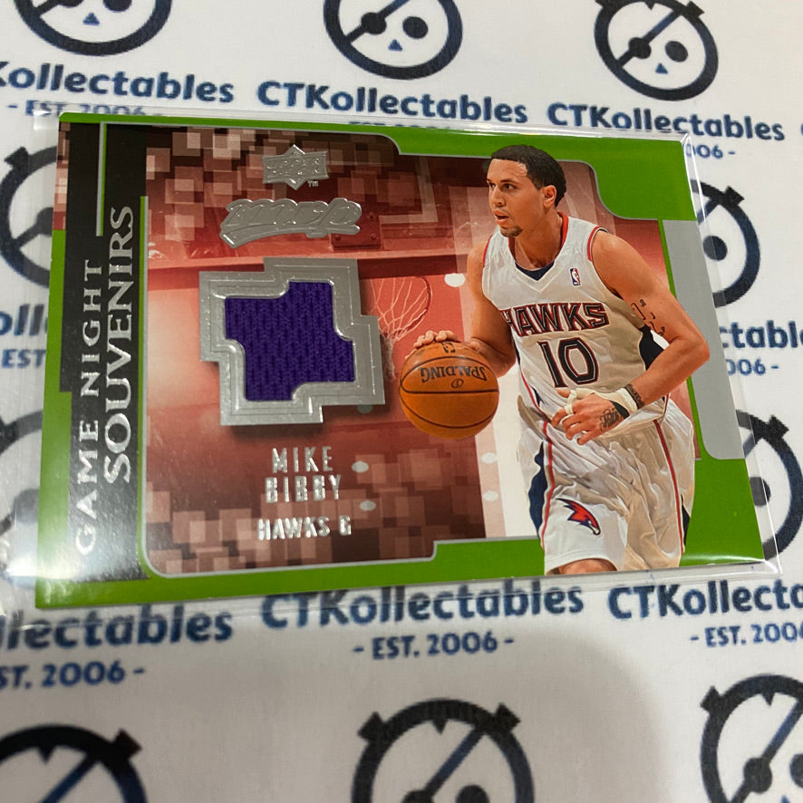 2008-09 Upper Deck MVP Mike Bibby Game Night Souvenirs GU