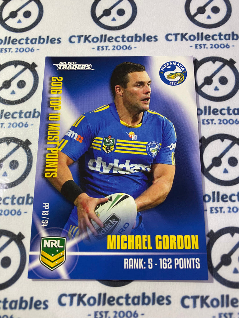 2017 NRL Traders Puzzle Piece Michael Gordon PP13/54 Eels