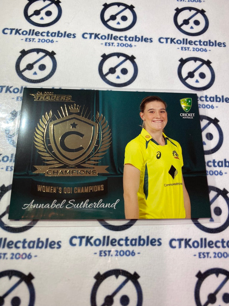 2022/2023 TLA Cricket Traders Champions - Womens ODI- Annabel Sutherland C24/48