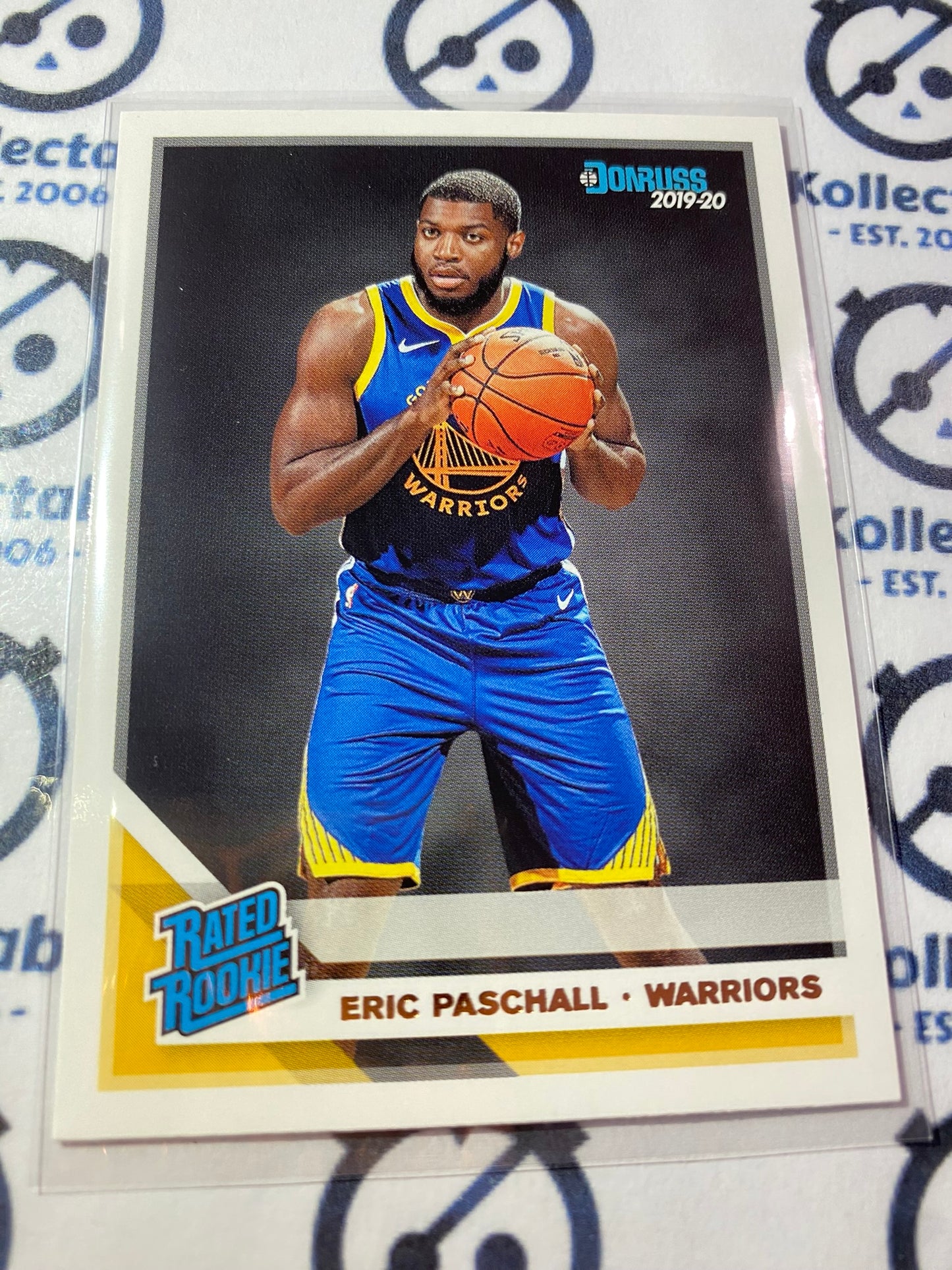 2019-20 NBA Panini Donruss Rated Rookie Eric Paschall #238 Warriors