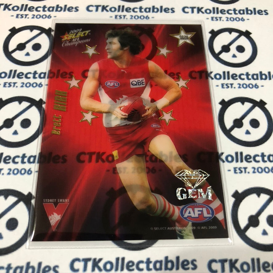 Brett Kirk Red Gem SG28 2009 AFL Champions