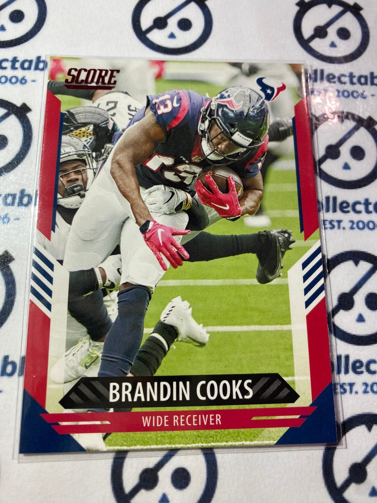 2021 NFL Panini Score Red Parallel Brandin Cooks Base #161 Texans