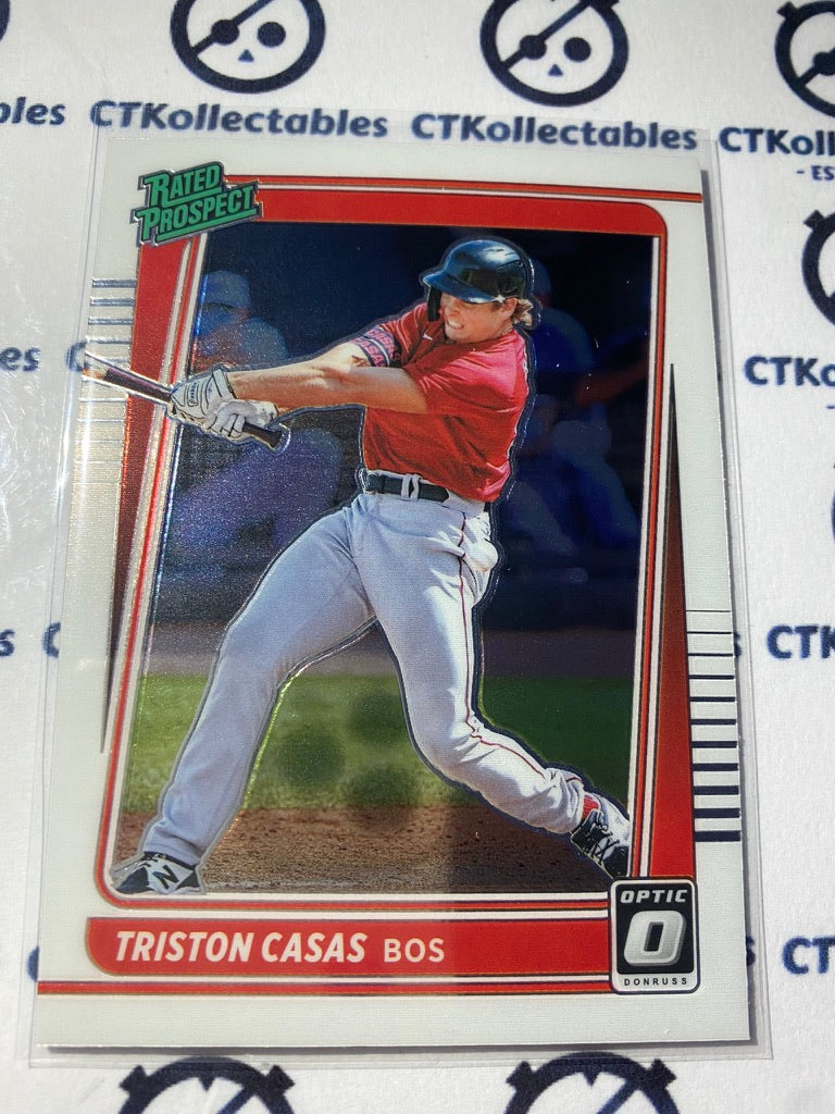 2021 Panini Donruss Optic Baseball Triston Casas Rated Prospect #RP12 Boston