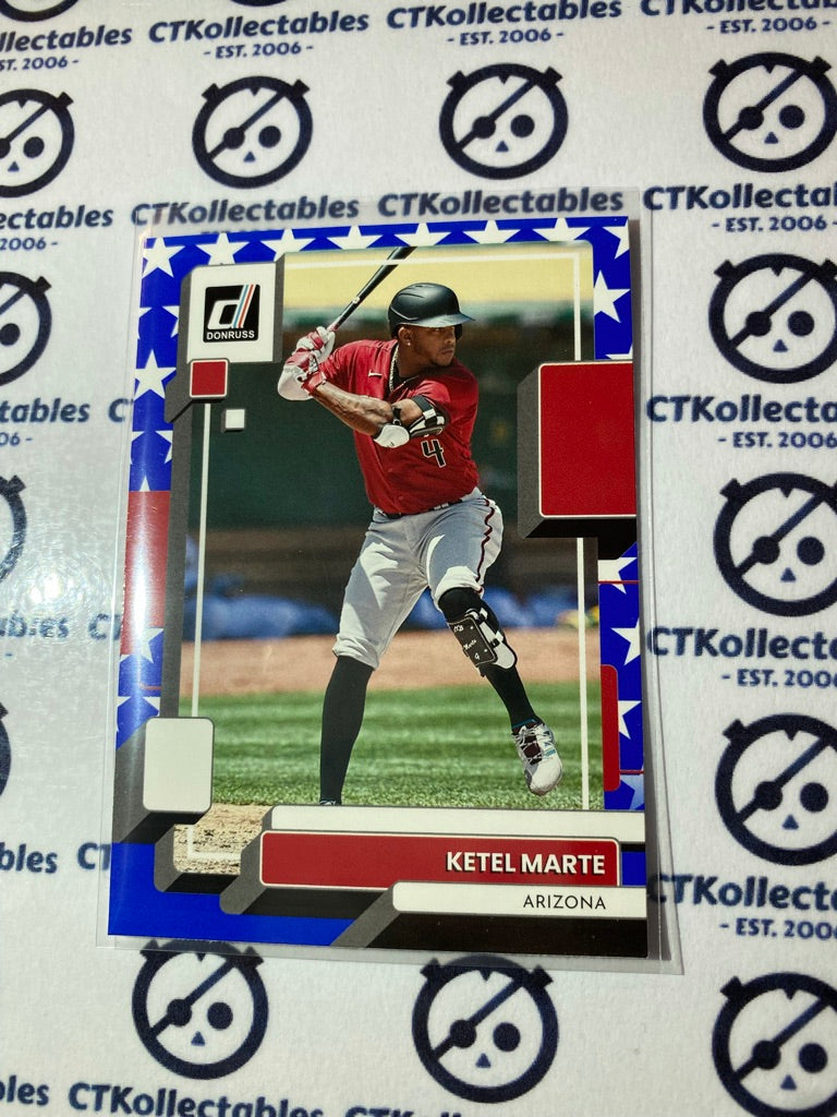 2022 Panini Donruss Baseball Ketel Marte Stars & Stripes #133 Arizona