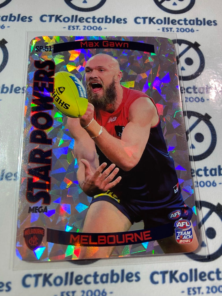 2021 AFL Teamcoach Star Powers Silver SP-51 Max Gawn Demons