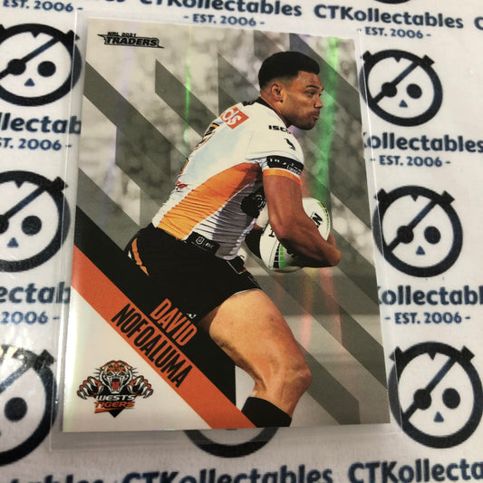 2021 NRL Traders Pearl Special Parallel PS0158 David Nofoaluma