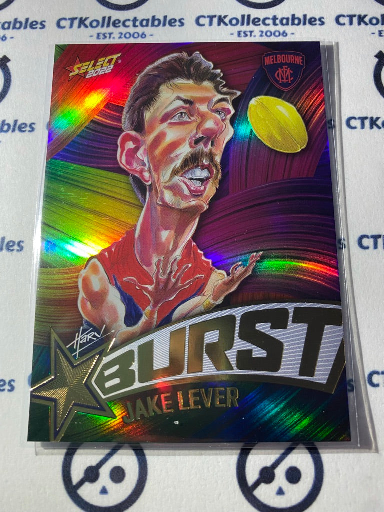 2022 AFL Footy Stars Starburst Paint - Jake Lever SBP42