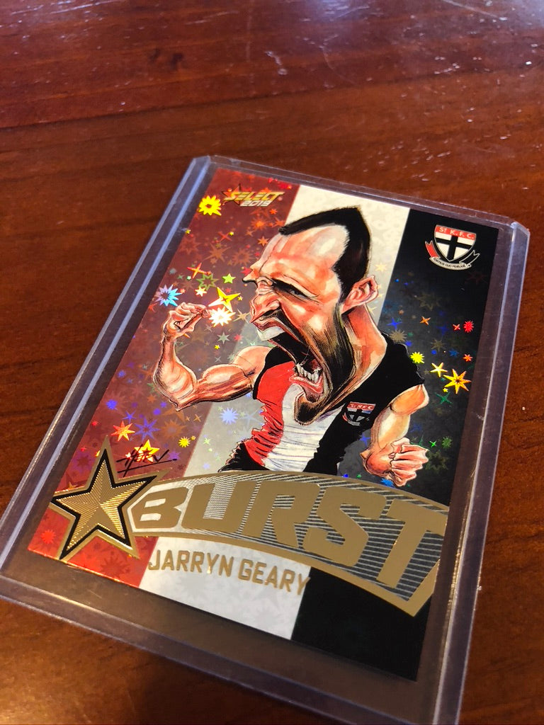 Jarryn Geary Starburst Caricature SBTC59 2019 footy stars