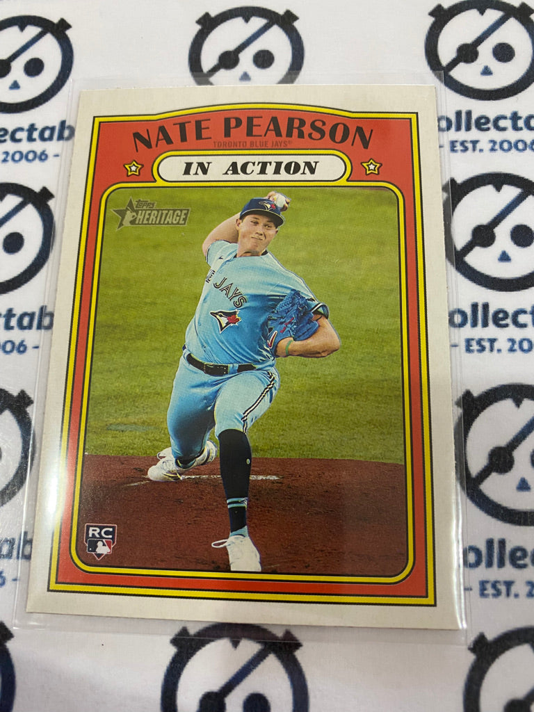 2021 MLB Heritage In Action Nate Pearson #302 (puzzle c) Blue Jays