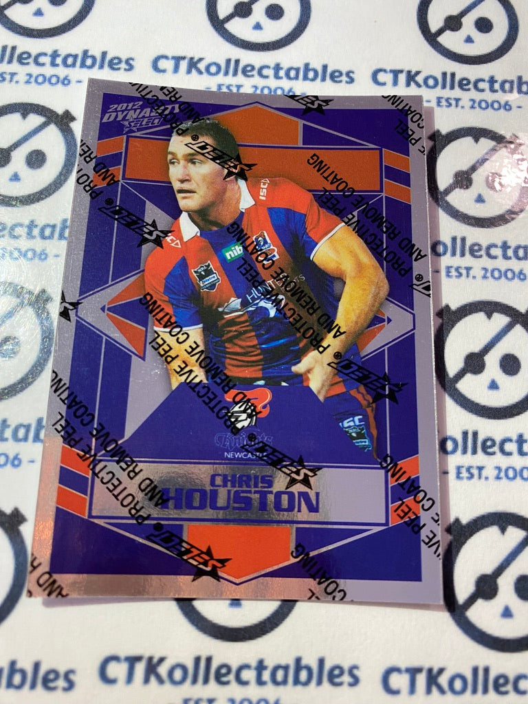 2012 NRL Select Dynasty Silver Parallel #SP95 Chris Houston Knights