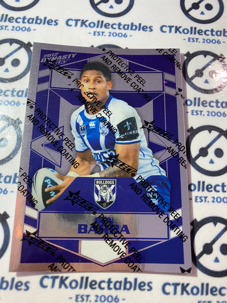 2012 NRL Select Dynasty Silver Parallel #SP29 Ben Barba Bulldogs