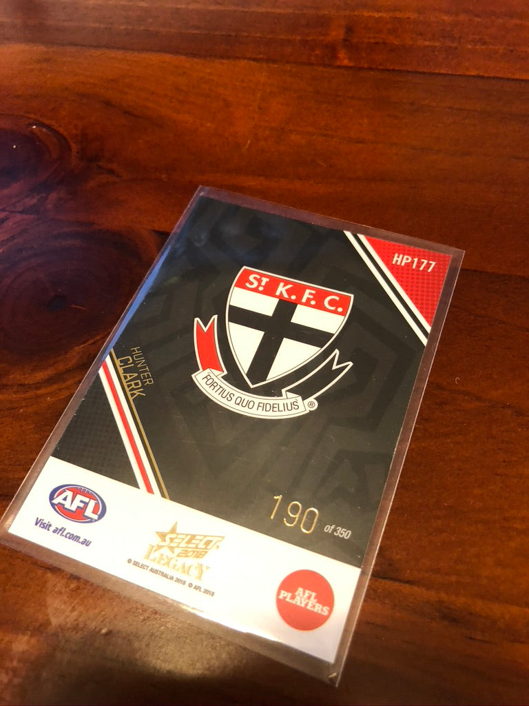 Hunter Clark Holofoil Parallel #190/350 HP177 2018 legacy