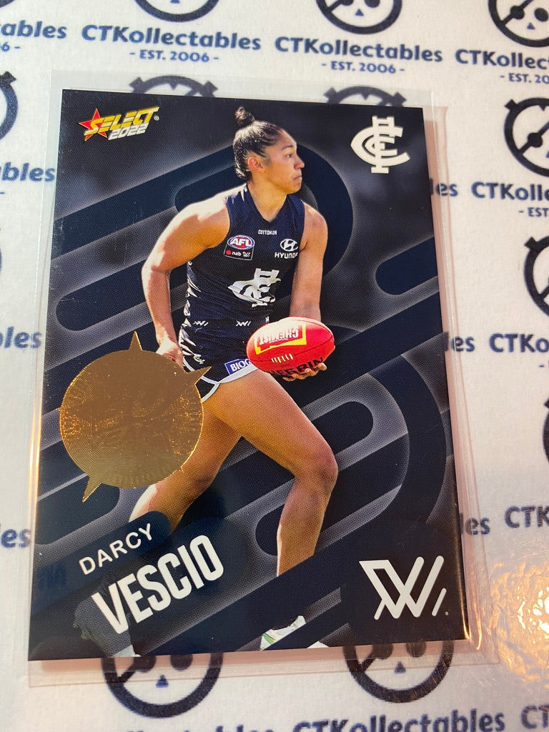 2022 AFL Footy Stars Gold 30th Anniversary - Darcy Vescio #190