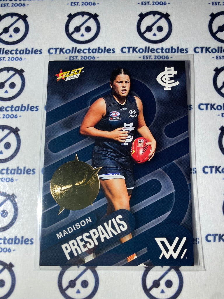 2022 AFL Footy Stars Gold 30th Anniversary - Madison Prespakis #189