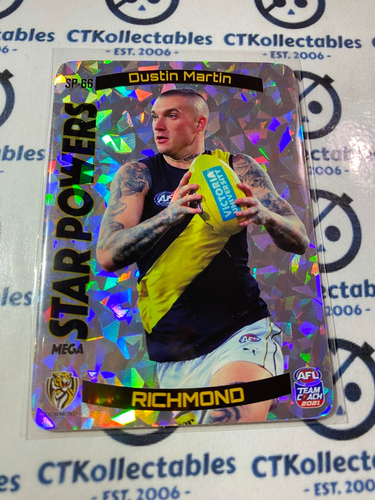 2021 AFL Teamcoach Star Powers Silver SP-66 Dustin Martin Tigers