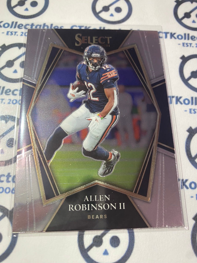 2021 NFL Panini Select Allen Robinson II Premier Level rookie card RC #108 Bears