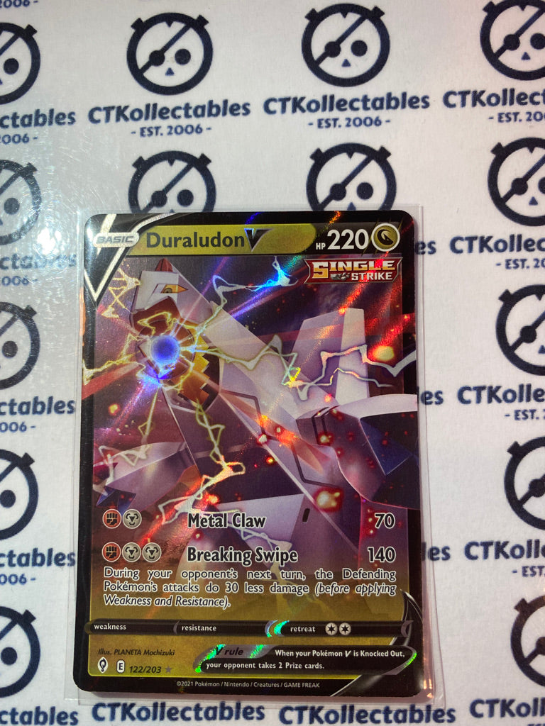 Duraludon V #122/203 Ultra Rare Pokémon Card Evolving Skies