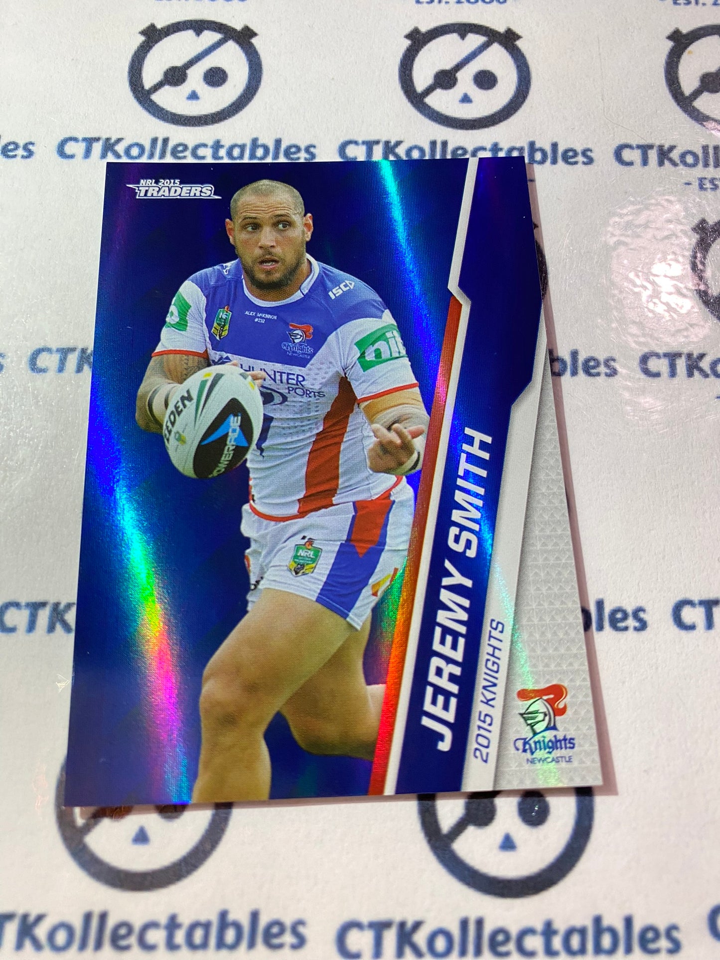 2015 NRL Traders Silver Parallel #P71 Jeremy Smith Knights