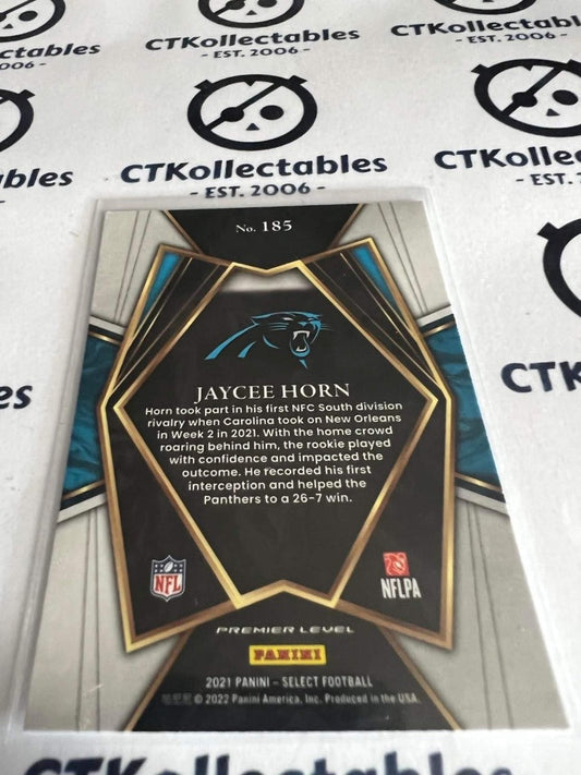 2021 NFL Panini Select Jaycee Horn Premier Level Rookie RC #183 Panthers