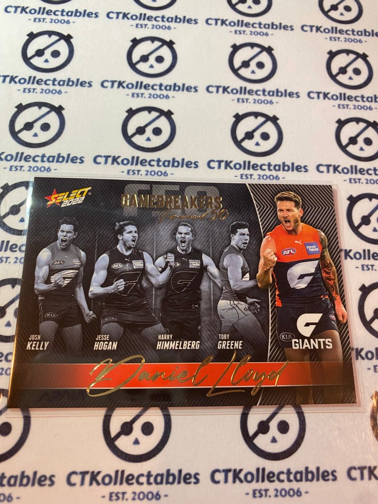 2022 AFL Footy Stars Gamebreakers Forward 50 - Daniel Lloyd GB40