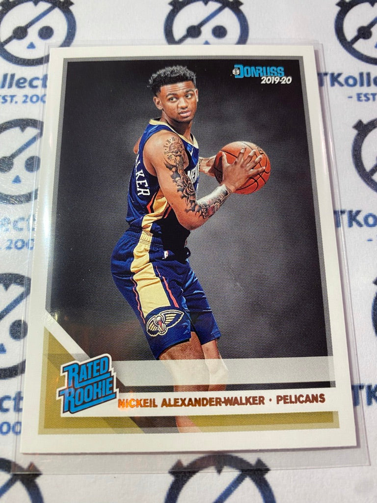 2019-20 NBA Panini Donruss Rated Rookie Nickeil Alexander-Walker #216 Pelcians