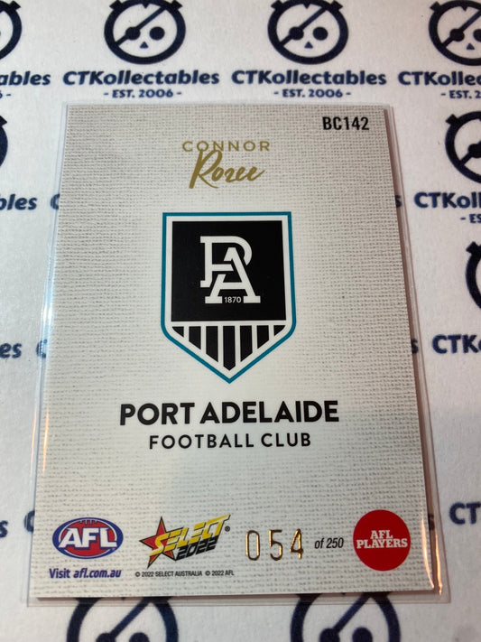 2022 AFL Footy Stars Blank Canvas - Connor Rozee BC142 #054/145