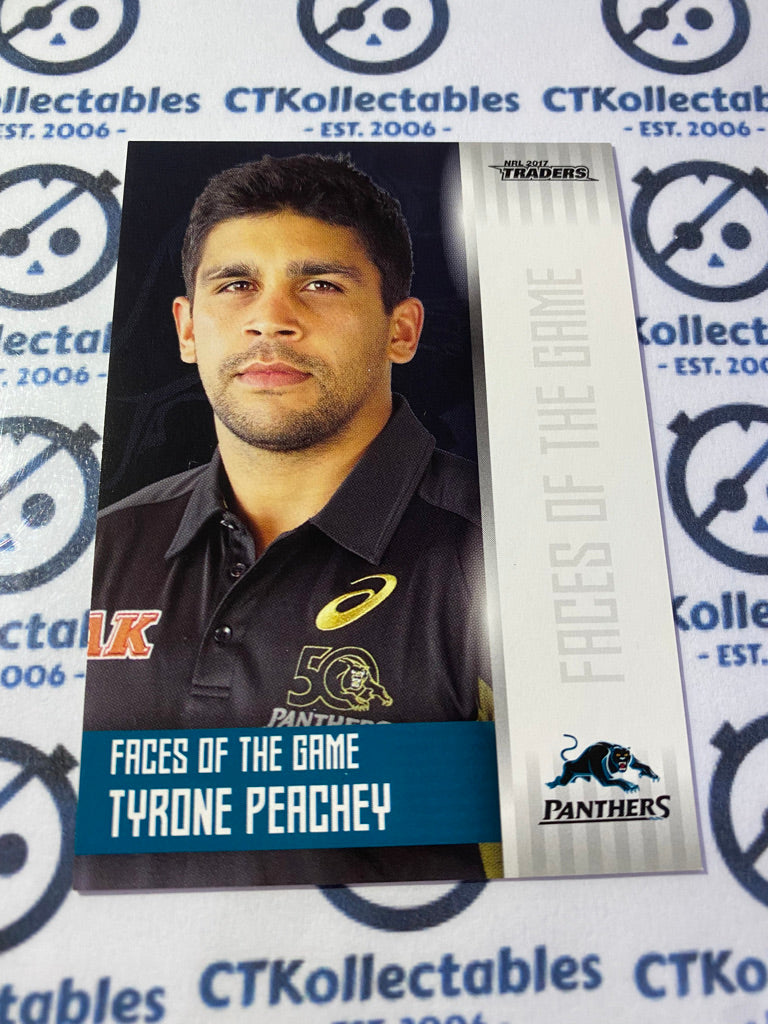 2017 NRL Traders Face Of The Game Tyrone Peachey F33/48 Panthers